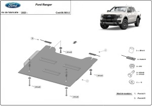Scut reductor Ford Ranger 2023 - 2026 - Img 2