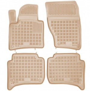 Set covorase cauciuc bej Porsche Cayenne 2010 - 2017