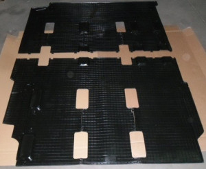 Set covorase cauciuc rand 2 si rand 3, Volkswagen Transporter 5/6 2003 - 2020 - Img 2