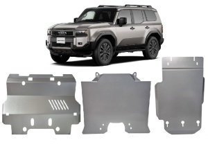 Set de scuturi din aluminiu Toyota Land Cruiser 2024 - 2026