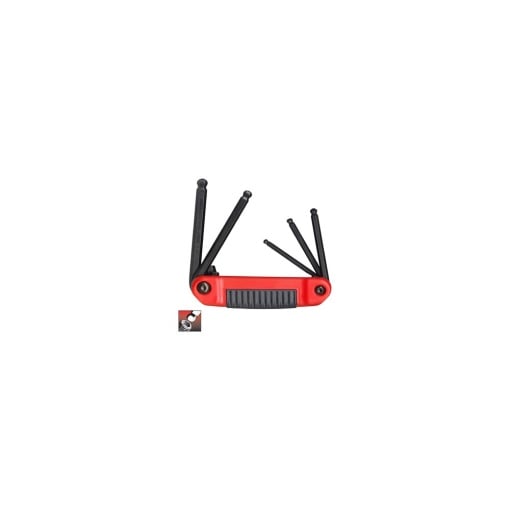 25519 Set 5 piese imbus cap sferic in INCH pentru automodelism, Unior