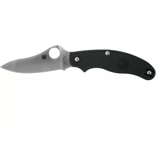 Briceag UK Penknife™ FRN Black Drop Point, Spyderco