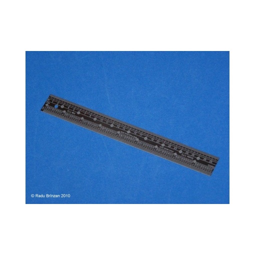 RB-T72 Rigla masurare la scara de 1/72, modelism/hobby