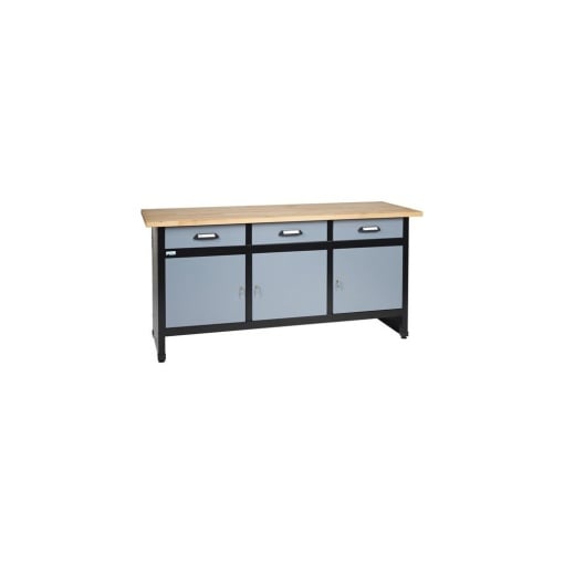 Banc de lucru 1700mm, cu 3 usi si 3 sertare