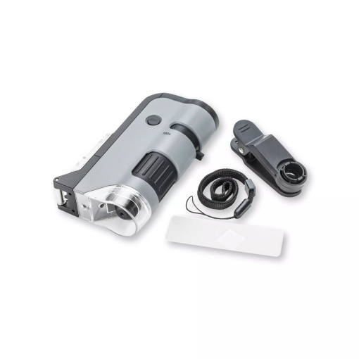 Microscop MicroFlip de buzunar Carson, cu LED-uri UV