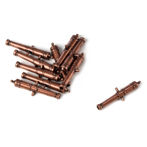 Set 10 tevi de tun de 27mm pentru navomodele, Amati