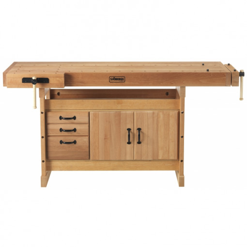 Banc de lucru pentru tamplarie PROFI SCANDI PLUS 1825 +dulap SM03 SJOBERGS