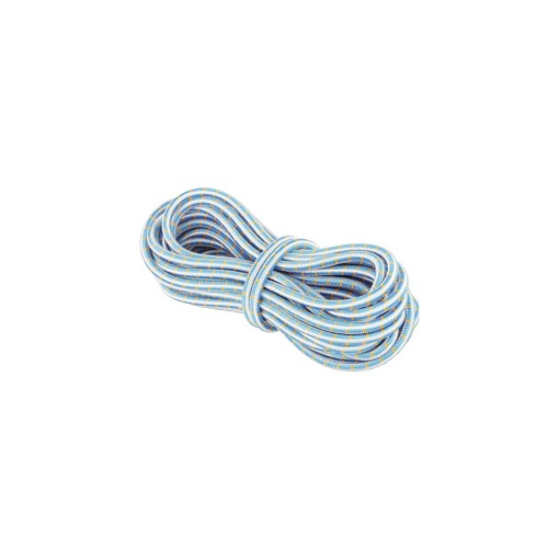 Cordelină elastică poliamidă Ø8mm x 10m, albastru/verde