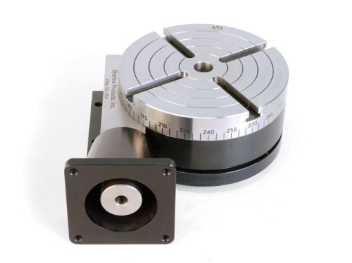Masa rotativa cu pregatire CNC, cu montare inversa, freze Sherline