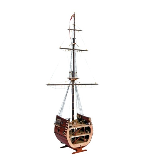 Navomodel Secțiune din Galeonul San Francisco, scara 1:50 Kit model de navă din lemn - Artesania Latina