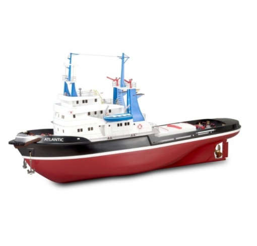 Navomodel Tugboat Atlantic, scara 1:50 Kit model de nava din lemn si ABS navigabil (compatibil R/C) - Artesania Latina