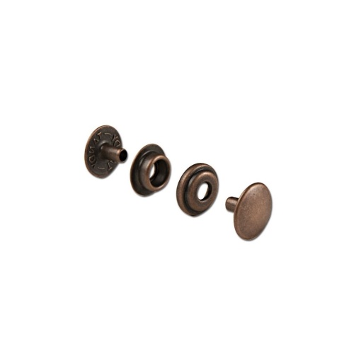 Set 10 bucati capse, diverse finisaje LINE 24 (8mm) Tandy Leather