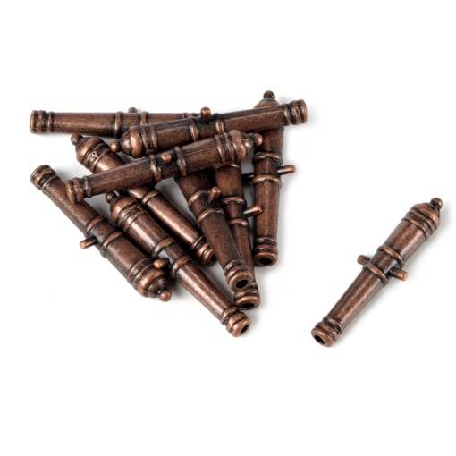 Set 10 tevi de tun de 38mm pentru navomodele, Amati