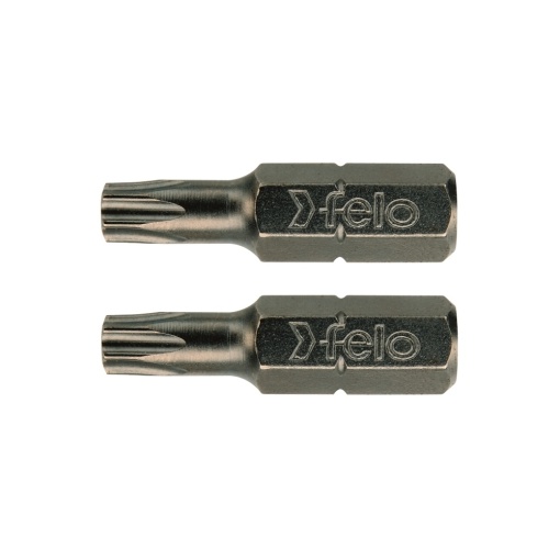 Set 2 biti Industriali profil Torx, Felo, C6.3, TX9, 25mm