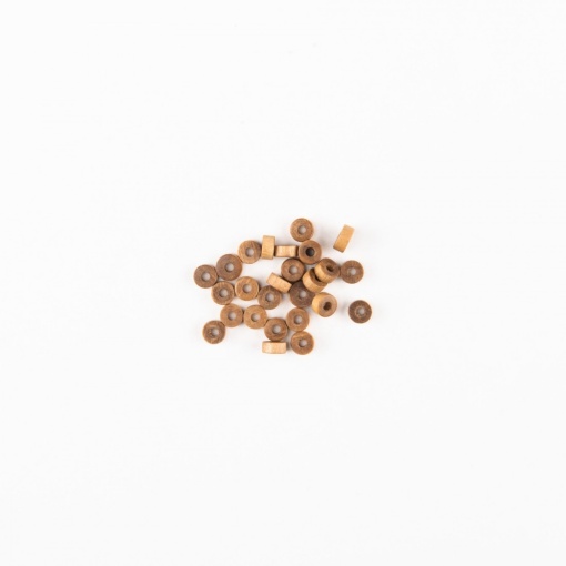 Set 20 roti lemn pentru afet de tun, 6mm, Amati