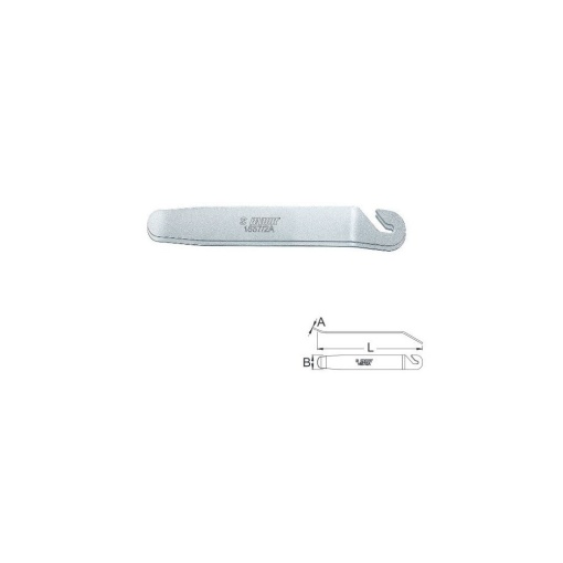 Set de doua leviere pentru cauciuc din metal, Unior