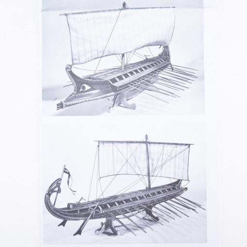 1004 Planuri constructie navomodel Amati Birema Greceasca