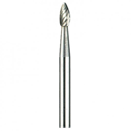 9911 Freza carbura de wolfram cu varf oval, 3.2mm, Dremel