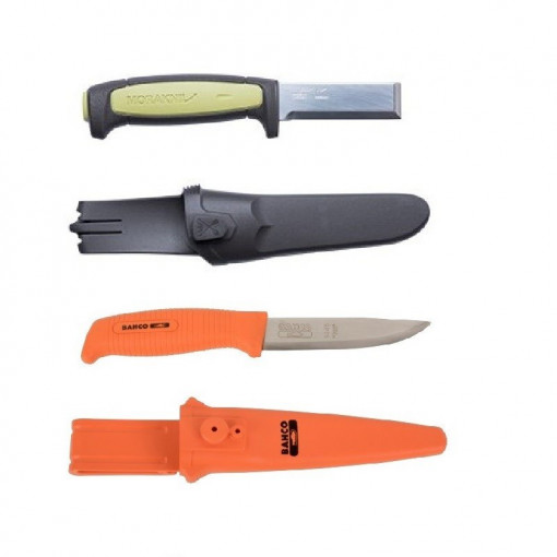 CU4 Set 2 cutite utilitare/tamplarie Mora/Bahco
