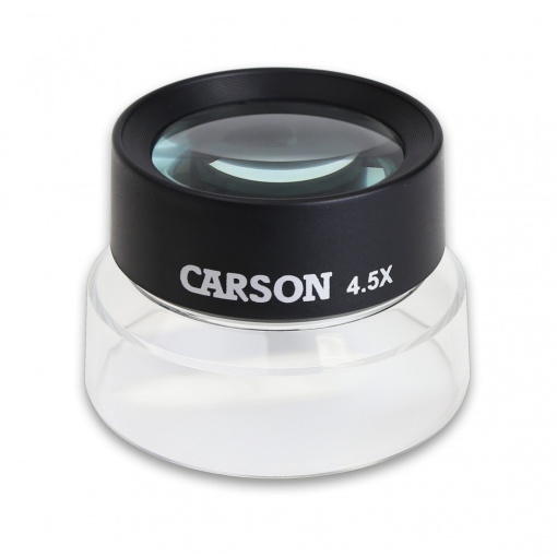 Lupa cu suport pre-focalizat LumiLoupe, putere 4.5x - Carson