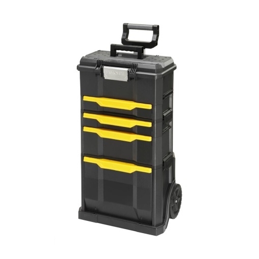 Stanley 1-79-206, Atelier modular rulabil 3 in 1, format din cutii si sertare, roti de 7"