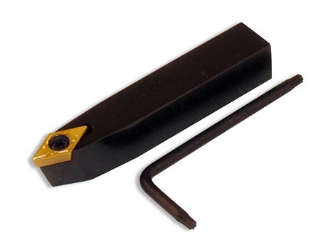 Suport pentru scule cu insertie dreapta de 55°, pentru strung Sherline