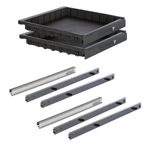 6779000 Set 2 sertare "S" pentru banc de lucru, Wolfcraft