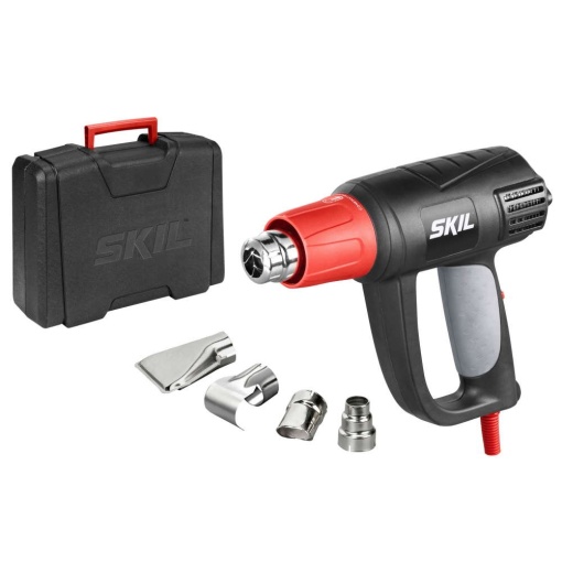SKIL 8004 AA Pistol cu aer cald, F0158004AA, 2000 W, LCD, 5 trepte flux aer 250 - 500 l/min, temperatura reglabila 50 - 650 ºC, + accesorii si geanta