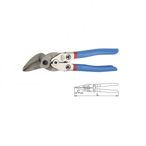 591L Plus3DP Foarfeca articulata de tabla tip pelican,260 mm