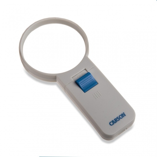 Lupa de mana putere 4x cu LED-uri asferice, Carson