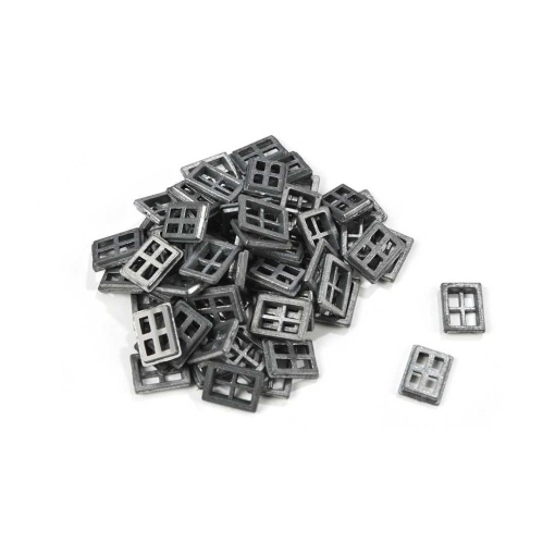 Set 10 fereastre metalice pentru navomodele, Amati