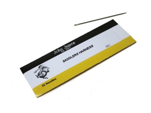 Ace de cusut manual piele John James, NR. 1 MEDII
