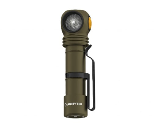 F08701CO Lanterna Wizard C2 Pro Magnet USB Olive - lumina alba, Armytek
