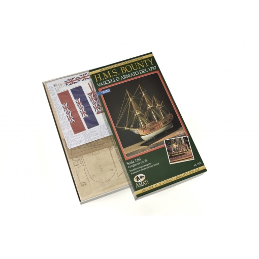 H.M.S. Bounty - Royal Navy 1787, Navomodel Amati, Scala 1:60, Lungime 76 cm