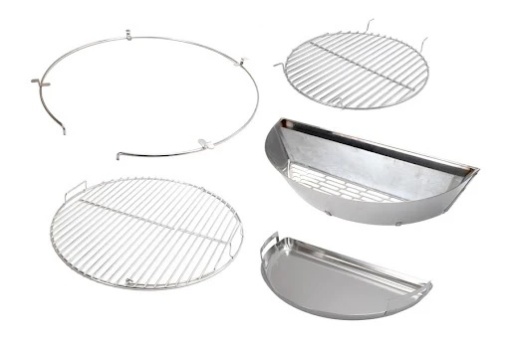 Kit Slow ‘N Sear® SNS Grills pentru gratarul cu carbuni kamado Large Big Green Egg