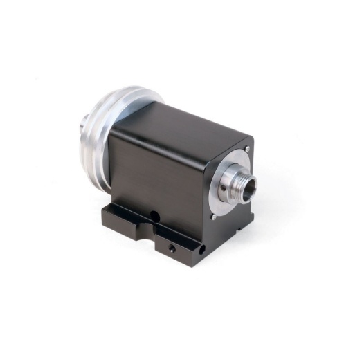 Ansamblu motor cu ax si orificiu traversant, pentru masini unelte Sherline