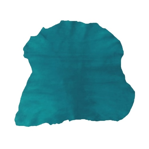 CAM 6 Piele camoscio pentru proiecte mici, verde-albastru