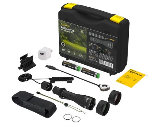 F07302W Armytek Predator Pro Magnet USB Extended Set Warm, Armytek