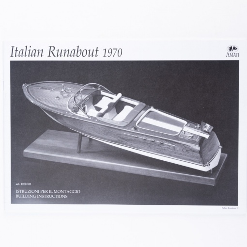Planuri constructie navomodel Amati, Runabout