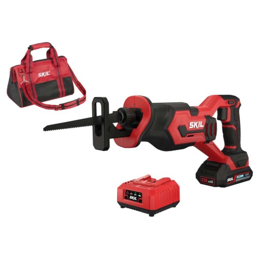 SKIL 3470 DC Fierastrau sabie cu acumulator, 20V MAX, 2.5Ah, 3000cpm, 1x Accu, incarcator si geanta