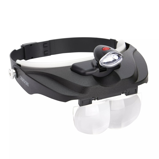 Lupa pentru cap MagniVisor, cu 4 lentile si LED - Carson