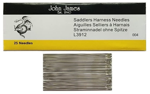 Ace de cusut manual piele si marochinarie John James, NR. 4 MICI