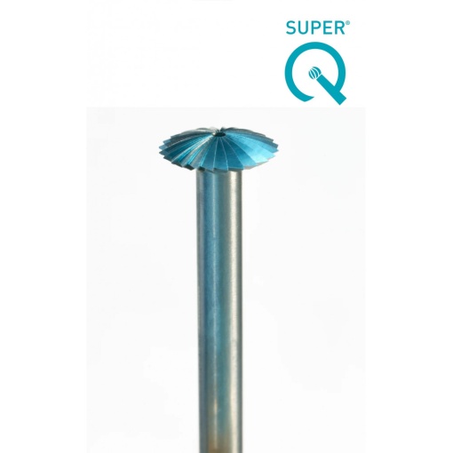 Freza cu cap plat HH (f) SUPER Q, ISO 100, 4 buc, pentru bijutieri, Niqua