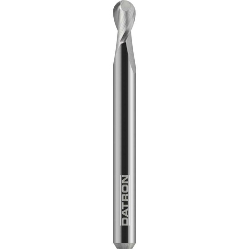 Freza cu varf rotund, Datron 0068401, 2 caneluri, 3.0x3.0mm