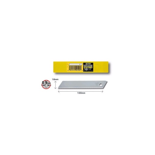 LBSOL-10 Set 10 lame cutter nesegmentate 18 mm, Olfa