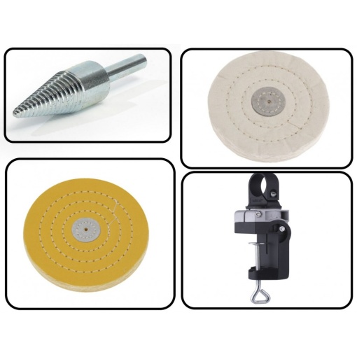 Set Adaptor conic + Discuri slefuire + Suport de prindere 4800