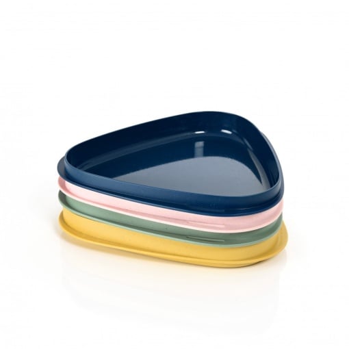 Set farfurii stivuibile StackPlate Kit BIO, 4 persoane, LIGHT MY FIRE