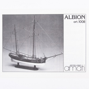 1008 Planuri constructie navomodel Amati Albion, vas comercial inarmat - Img 5