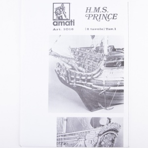 1016 Planuri constructie navomodel Amati HMS Prince - Img 2