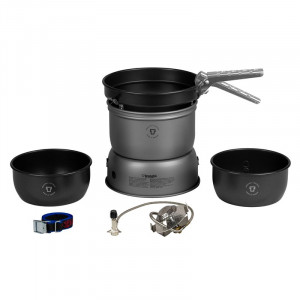 157275 27-5 HA/GB Set serie 27 ALUMINU ANODIZAT , pentru gatit in camping, Trangia - Img 2
